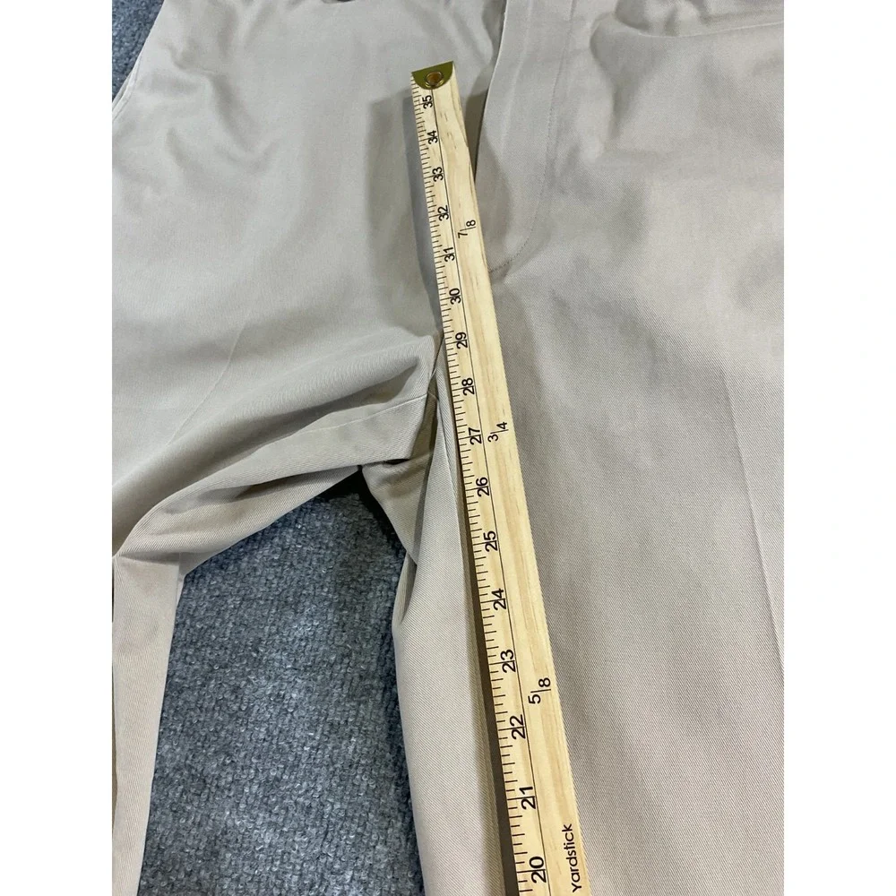Orvis Trim Fit Chino Pants Men's 40x30 Khaki Beige Business Casual Golf Preppy C